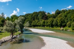 The Isar Riverin Bad Toelz