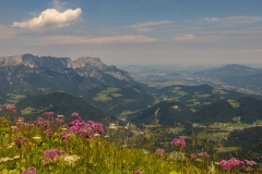 Looking east towards Salzburg from the Kehlstein Mountain