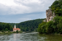 Weltenburg Abbey from the Boat