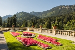 Garden terrace at Linderhof Palace