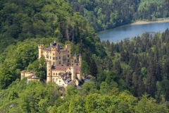 Hohenschwangau Castle from above