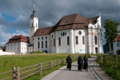 The Wieskirche with nuns