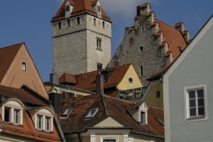 A tower house in Regensburg