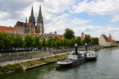 Regensburg - historic river port