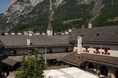 View over Inner Courtyard at Hohenwerfen Castle