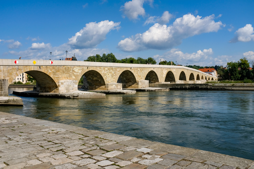 The Stone Bridge, built almost 900 years ago